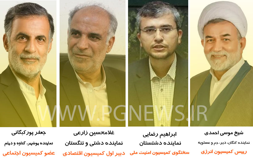 جایگاه نمایندگان استان در کمیسیون های مجلس